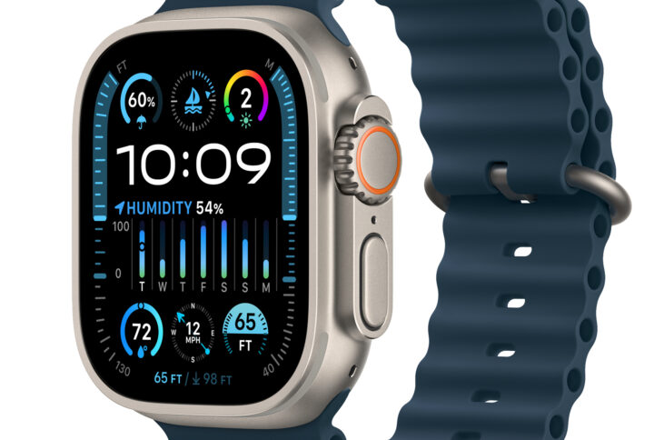 ساعت هوشمند اپل مدل Ultra 2 2024 Titanium Case Ocean Band 49mm