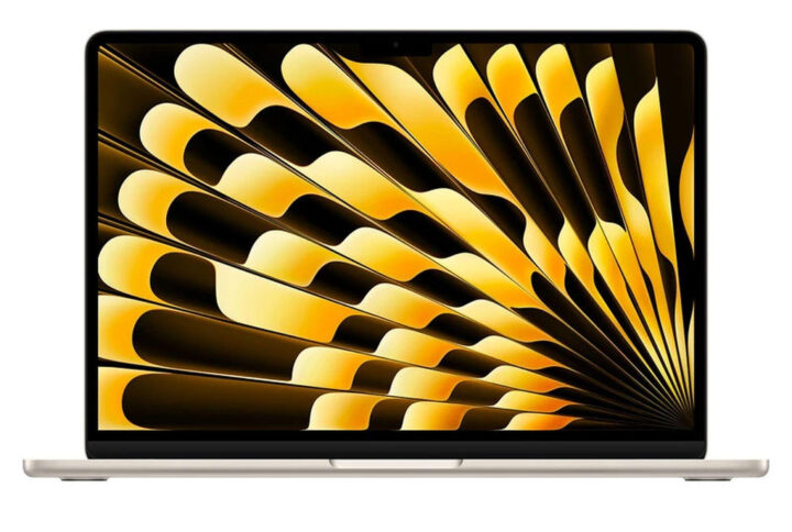 لپ تاپ 13.6 اینچی اپل مدل MacBook Air MW0Y3 2025 LLA-M4-16GB RAM-256GB SSD