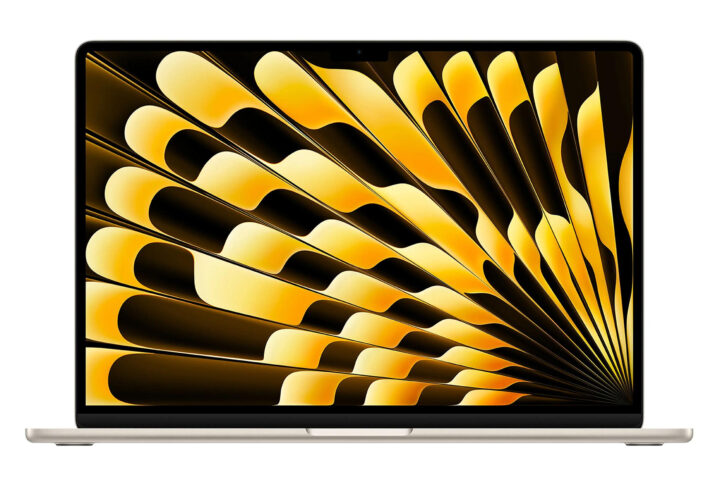 لپ تاپ 15.3 اینچی اپل مدل MacBook Air MXD33 2024 LLA-M3-16GB RAM-512GB SSD