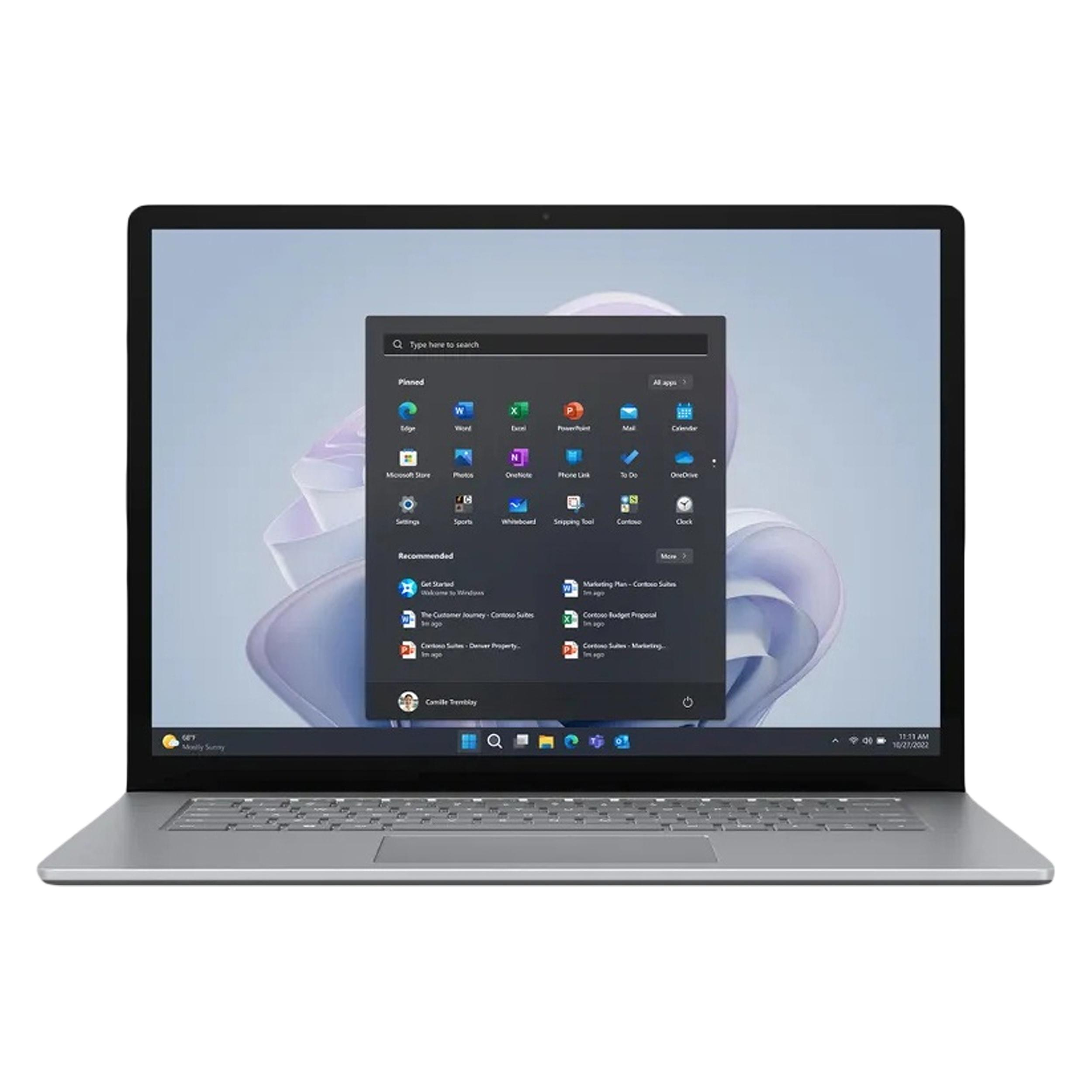 لپ تاپ 15 اینچی مایکروسافت مدل Surface Laptop 5-i7 1255U-8GB LPDDR5X-256GB SSD-Touch